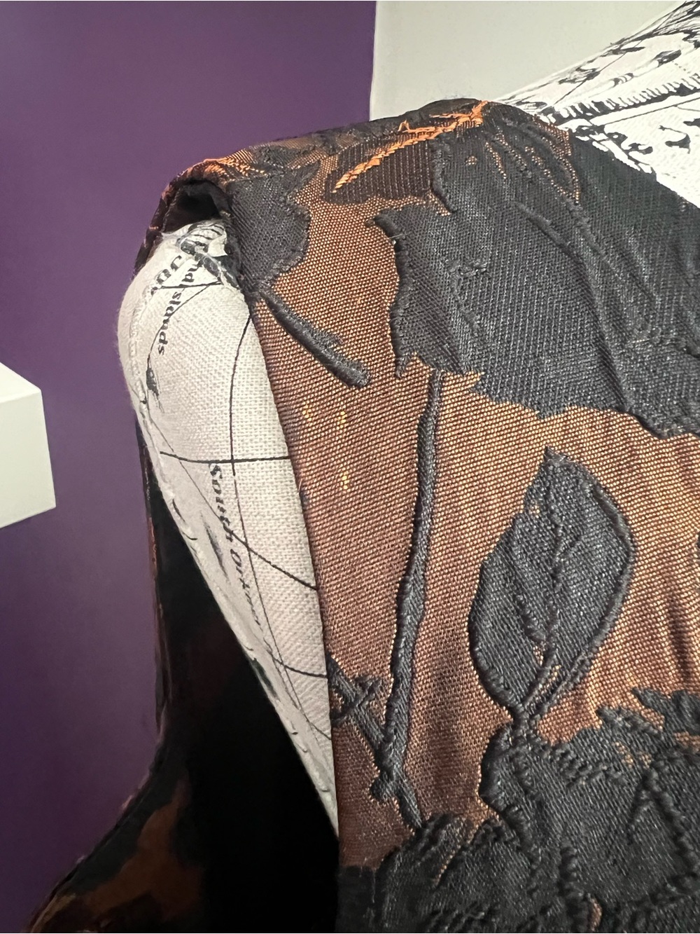 7 for $30 Talbots Sleeveless Black and Brown Floral Jacquard Dress - Picture 3 of 13